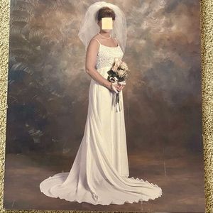Alfred Angelo Wedding Dress & Veil